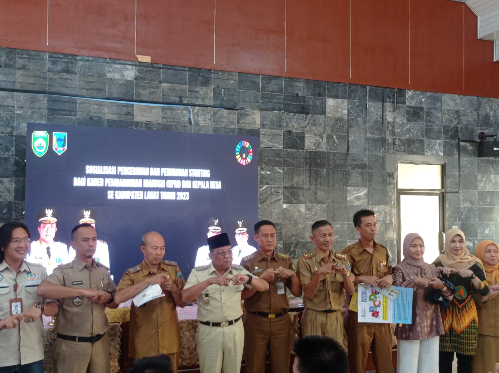 Wakil Bupati Lahat H Haryanto, SE., MM.,  MBA Buka Sosialisasi Pencegahan dan Penurunan Stunting