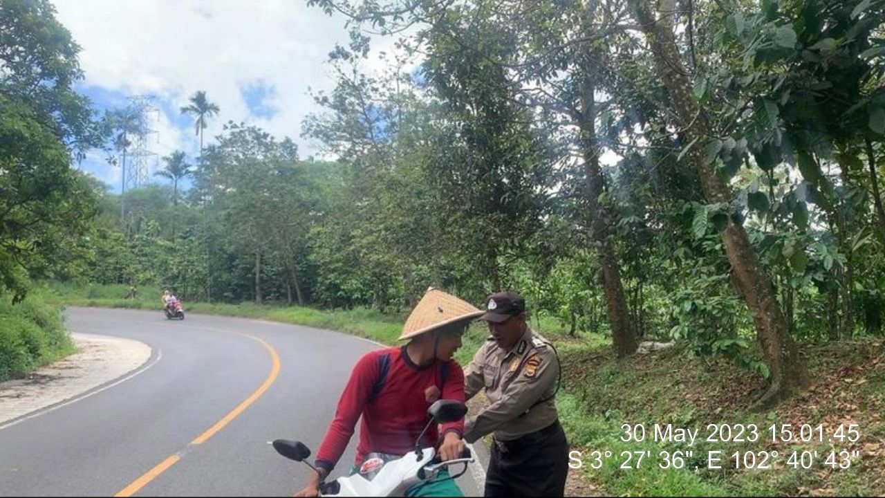 Cegah Kejahatan, Polsek Sindang Kelingi Razia Sajam dan Senpi