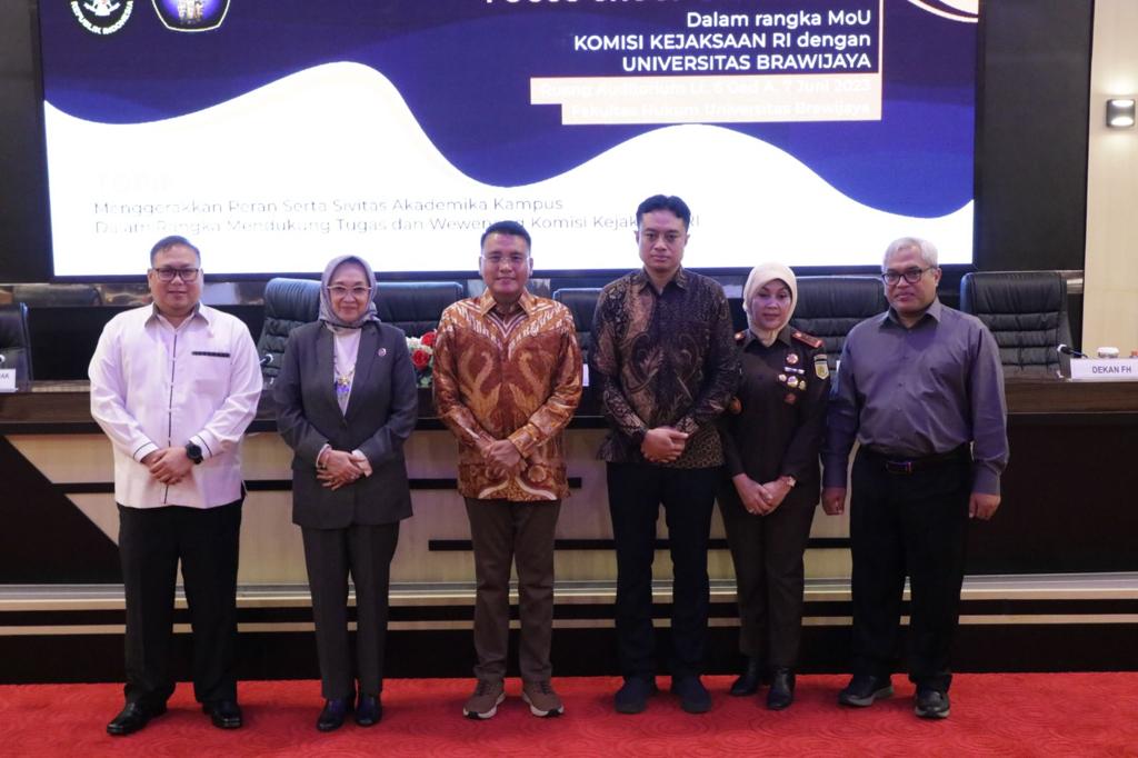 FOCUS GROUP DISCUSSION DAN PENANDATANGANAN MEMORANDUM OF UNDERSTANDING ANTARA KOMISI KEJAKSAAN RI DENGAN UNIVERSITAS BRAWIJAYA MALANG