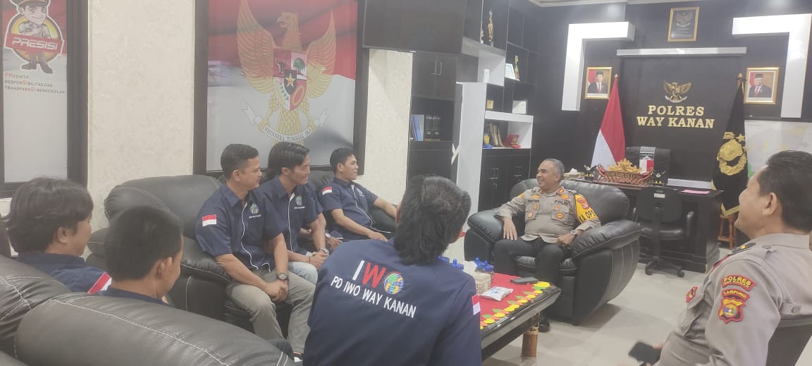 PD IWO Audiensi Bersama Kapolres Way Kanan