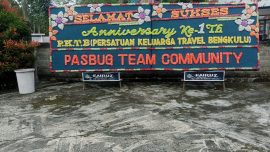 Perayaan ulang tahun ke-1 PKTB di Wisata Trokon Rejang Lebong