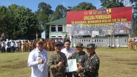 Pemkab Bengkulu Utara Hibahkan Tanah untuk Koramil pada Pembukaan TMMD ke-126, Dliknews.com