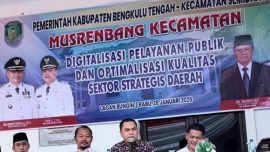 ‎Ketua DPRD Bengkulu Tengah Hadiri Musrenbang Kecamatan Semidang Lagan 2026, Dliknews.com