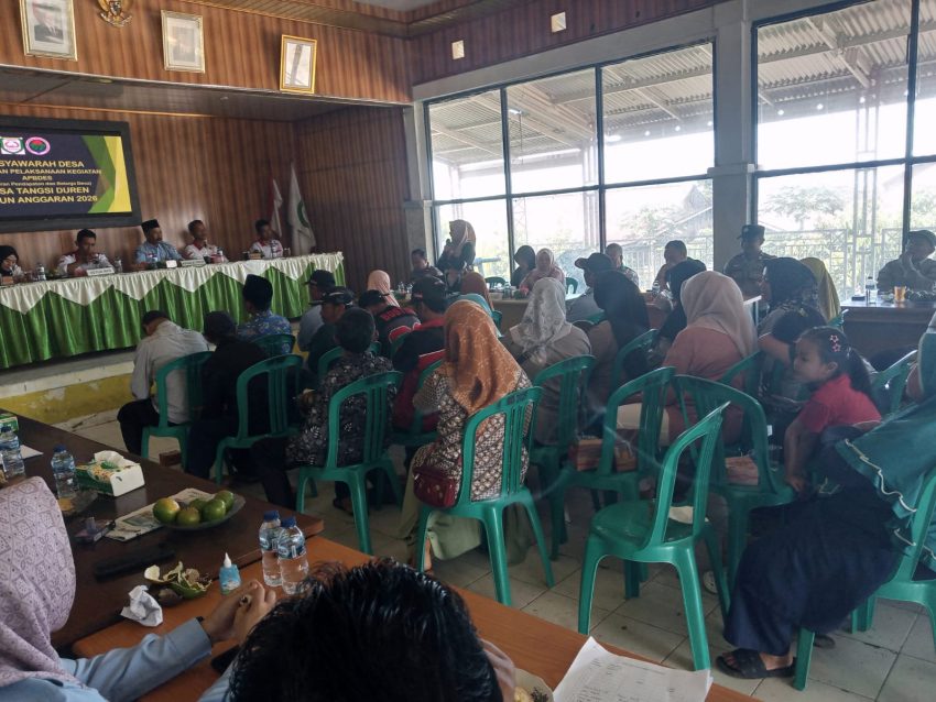 Musdes APBDes 2026 Tangsi Duren Prioritaskan Rabat Beton dan Bedah Rumah, Dliknews.com