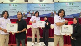 Kegiatan sosialisasi literasi keuangan OJK bersama PW IWO Bengkulu di Kabupaten Lebong