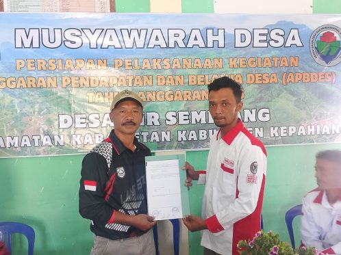 Musdes Desa Air Sempiang Bahas Penyusunan APBDes 2026, Prioritaskan Program Pembangunan Tepat Sasaran, Dliknews.com